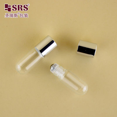 주문 BLP-3ML 금 금 금 금속 뚜?? 이 있는 유리 병에 투명한 향기 롤 온라인 제조