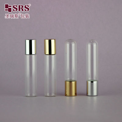 주문 에센셜 오일 향신료 유리 롤러 병 6ml 선명 하 고 캡 스틸 공 온라인 제조