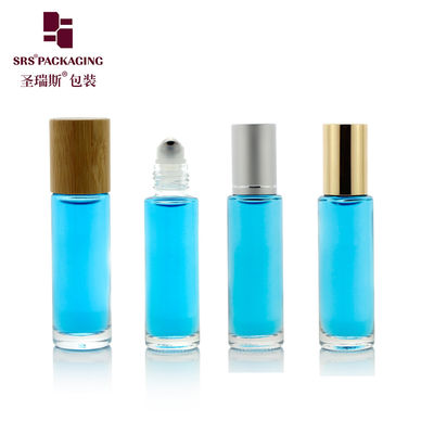 주문 누출 방지 유리 양배추 롤 온 병 15ml 용량 맞춤식 색상 로고 안티 여드름 피부 관리 롤 온 온라인 제조