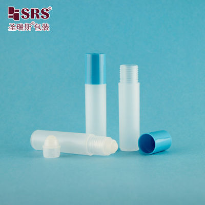 주문 스틸 볼 PP 롤 온 병 10ml 용량 피부 관리 및 에센셜 오일 온라인 제조