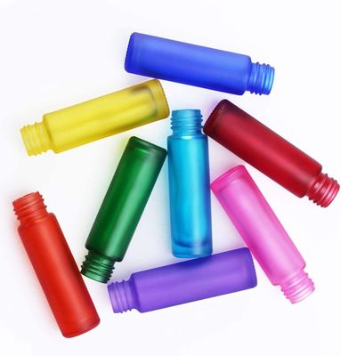 주문 10ml 벽 유리 롤 금속 캡 사용자 지정 로고로 된 병 개인 관리 제품에 사용 가능합니다 온라인 제조