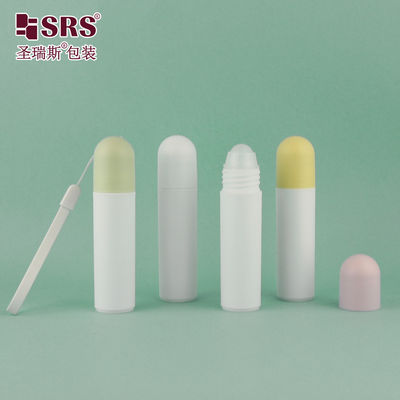 주문 20ml 백색 PP PCR 플라스틱 롤 온 병 에센셜 오일 향수 로션 눈 관리를 위해 온라인 제조