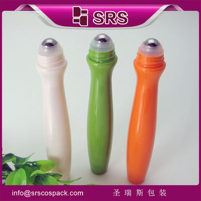 주문 눈 크림용 스틸 볼과 함께 15ml 플라스틱 롤 롤 롤 볼 병 온라인 제조