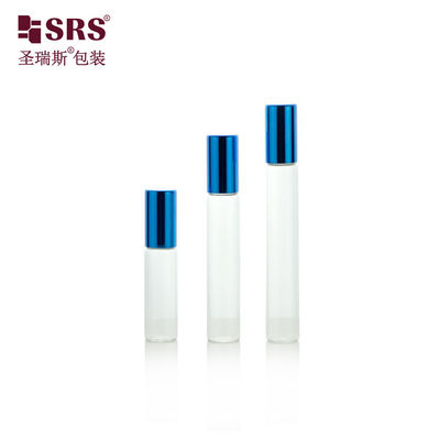 주문 유리 에센셜 오일 롤온 병 8ml 10ml 알루미늄 캡 스틸 볼 포함 온라인 제조