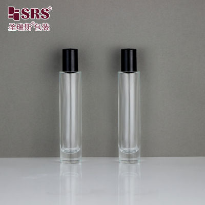 주문 GB1-15ml 에센셜 오일 맑은 유리 롤 온 병 PP 플라스틱 나사 캡 온라인 제조