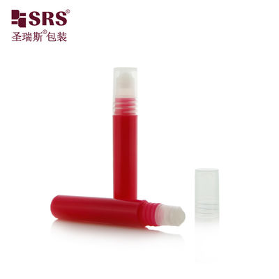 주문 7ml 실린더 플라스틱 롤 온 병 에센셜 오일 향수 다양한 색상 및 마무리 온라인 제조