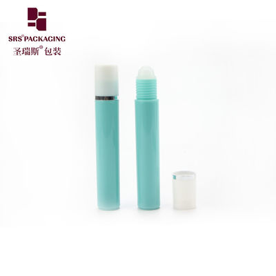 주문 15ml 에센셜 오일 향수를 위한 흰색 플라스틱 롤온 병, 스크류 캡 포함, 매끄러운 표면 온라인 제조