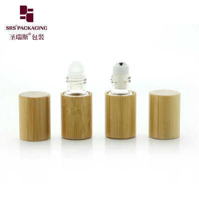 주문 BG-2ML 빈 화장품 대나무 롤러 병 스테인리스 스틸 금속 볼 미니 향수 오일 포장 온라인 제조
