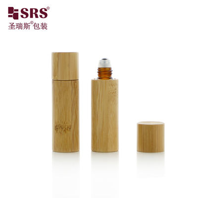 주문 BG-5ML 제조 공허한 앰버 유리 안쪽 롤러 볼 병 온라인 제조