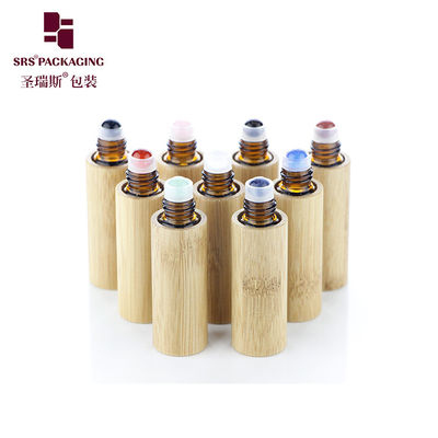 주문 BG-5ML 마사지 아로마테로피 오일용 목장 유리 보석 롤러 병 온라인 제조