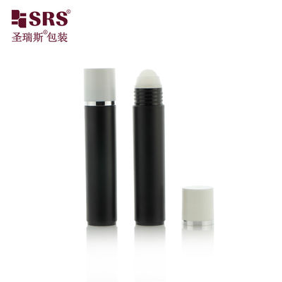 주문 RPP ((P) 35ml 비염제 디오더런트 액체용 얼어붙은 검은 플라스틱 롤러 병 온라인 제조