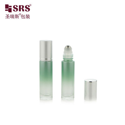주문 BLPM-10ML 유리 롤온 보틀 그라데이션 그린 오이 향 추출물용 온라인 제조