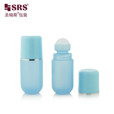 주문 RPPA-50ml 파란색 탈취제 발열 완화제용 중공 롤러 볼 어플리케이터 병 온라인 제조
