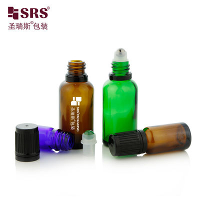 주문 BLPF-30ML 에센셜 오일 유리 빈 롤러 볼 용기 (변조 방지 캡 포함) 온라인 제조