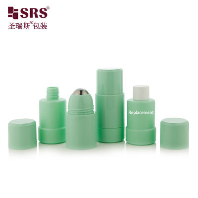 주문 빈 리필 가능 롤온 보틀 플라스틱 롤러 볼 보틀 50ml 75ml 온라인 제조