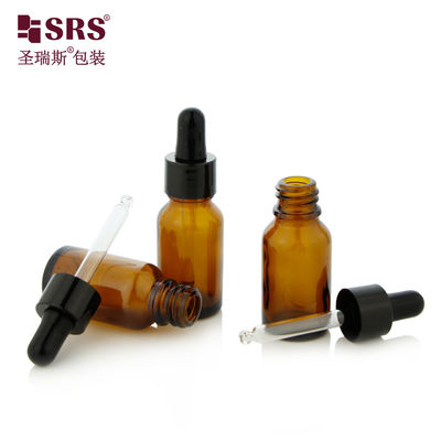 주문 어린이 의약품용 원통형 빈 유리 점적기 병 15ml 온라인 제조