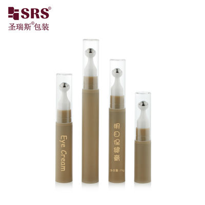 주문 A0031-10ML 진공 에어리스 플라스틱 롤온 보틀 빈 코팅 아이 세럼용 온라인 제조