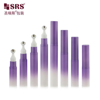주문 A0031-15ml 그라데이션 퍼플 에어리스 펌프 플라스틱 롤러 보틀 (주름 개선 크림용) 온라인 제조