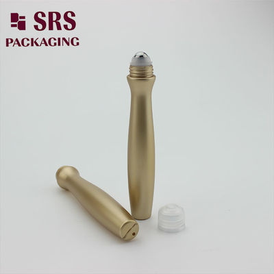 주문 SRS 포장 빈 플라스틱 아이크림 골드 컬러 15ml 롤온 병 온라인 제조