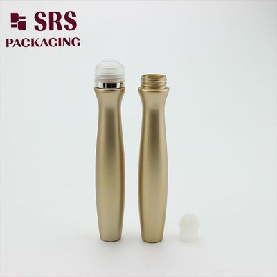주문 SRS8447-15ML 금색 PETG 롤러 병 15ml 금속 눈 크림 롤 온 병 온라인 제조