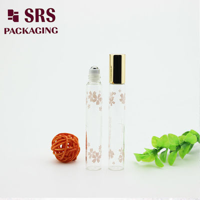 주문 에센셜 오일 병에 SRS 10ml 투명 컬러 유리 롤 온라인 제조