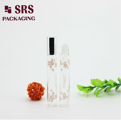 주문 유리 볼이 있는 병에 SRS 10ml 투명 컬러 향수 유리 롤 온라인 제조