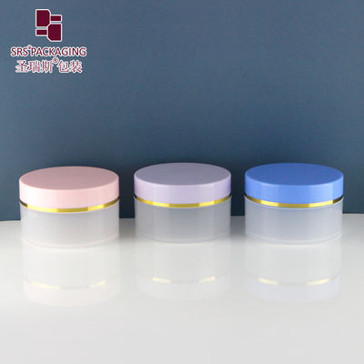 주문 SRSQ-100g PP 플라스틱 단일벽 원형 화장품 크림 용기 빈 투명 온라인 제조