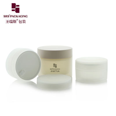 주문 SRSJK-100g 150g 200g 250g 백색 플라스틱 친환경 용기 쌍벽 꽁꽁 얼어붙은 곰팡이 주사 용기 나사 뚜?? 가 실크스크린 인쇄로 버터 크림 온라인 제조