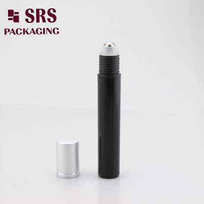 주문 SRS 제조사 빈 검은색 플라스틱 15ml 롤온 향수병 온라인 제조