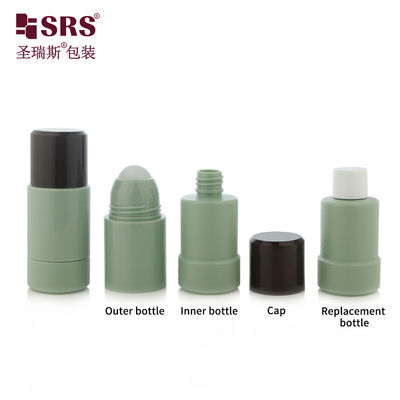 주문 RPPE ((P) 50ML 빈 매트 내부 병 병에 적군 녹색 사용자 지정 디오더런트 50ml 용량의 살균 용도로 병에 롤 온라인 제조