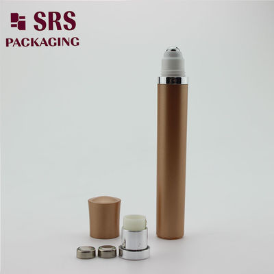 주문 누출이 없습니다 금색 진동 롤 병에 10ML 눈 크림 온라인 제조