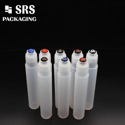 주문 SRS 빈 화장품 15ml 플라스틱 병과 컬러 롤러 볼 온라인 제조
