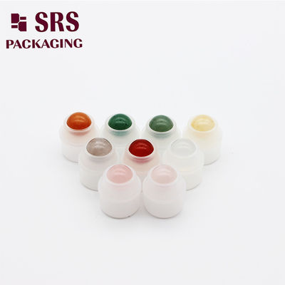 주문 SRS 빈 화장품 15ml 컬러 롤러 볼, 롤온 병 홀더 포함 온라인 제조