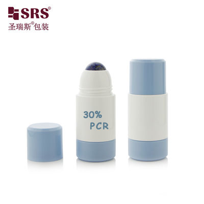 주문 50ml 재충전형 PP 플라스틱 롤러 병과 자연 에너지 보석 롤러 볼 마사지 의약품 포장 온라인 제조