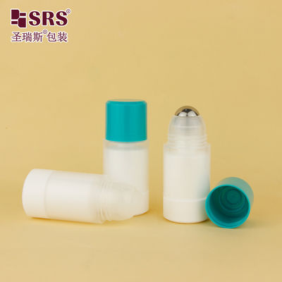 주문 RPPE 50ml 에코 친화적 인 롤 온 컨테이너 액체 디오더런트 포뮬러와 보석 공을 포함하는 기본 포장 온라인 제조