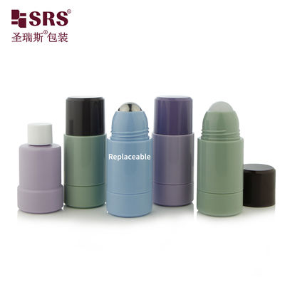 주문 데오도란트 및 스킨 케어를 위한 리필 가능한 PP 롤온 보틀 50ml 75ml 온라인 제조
