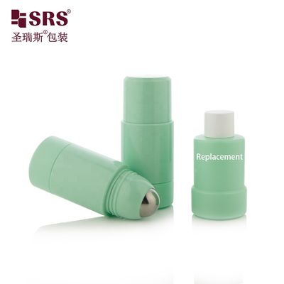주문 화장품 데오드란트용 리필 가능 PP PCR 롤온 보틀 50ml 75ml 온라인 제조