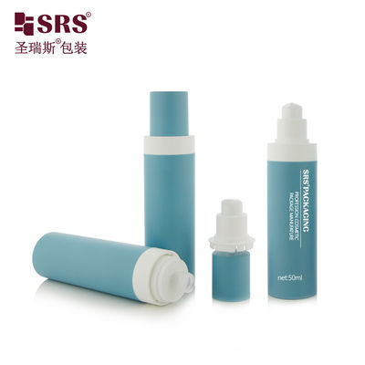 주문 50ml 100ml PP Airless Serum Bottle Custom Color Refillable 온라인 제조