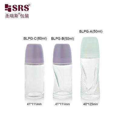 주문 Customizable Dome Glossy Cap Option Glass Roll On Bottle with Free Stock Sample 온라인 제조