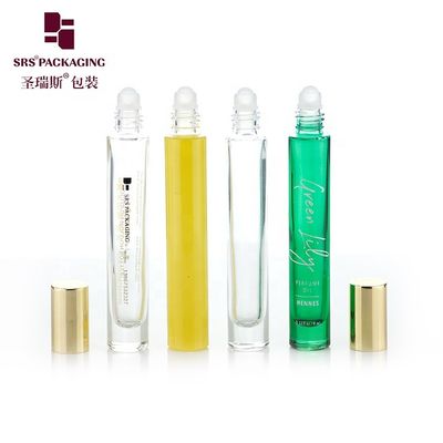 주문 10ML 맞춤형 색상 롤온 유리병, 누수 방지 및 화장품 포장용 스크린 인쇄 온라인 제조