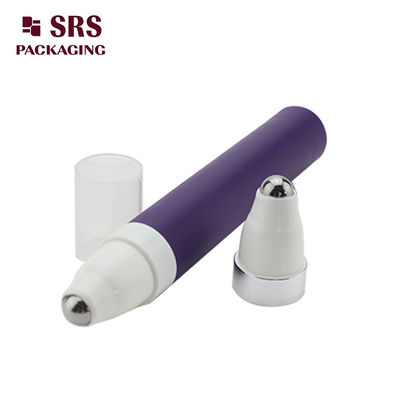 주문 SRS 15ml 보라색 에어리스 아이크림 롤온 병 (스틸 볼 포함) 온라인 제조