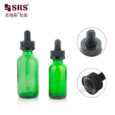 주문 30ml 60ml Hot Selling Glass Dropper Bottle with Child Resistant Cap for Skincare Serum Oil 온라인 제조