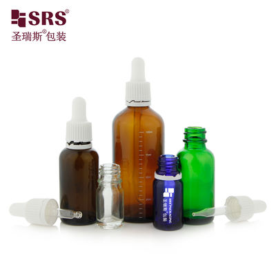 주문 Durable Tamper Evident Cap 5ml 10ml 15ml 20ml 30ml 50ml 100ml Glass Dropper Bottle for Skincare 온라인 제조