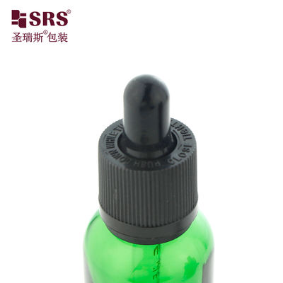 주문 Hot Selling Glass Dropper Bottle for Skincare Essential Oil with Press Screw Tamper Evident 온라인 제조