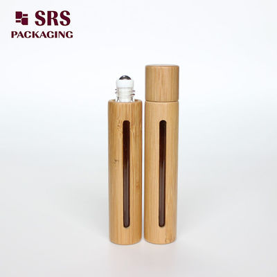 주문 에센셜 오일용 SRS 천연색 대나무 10ml 유리 롤온병 온라인 제조