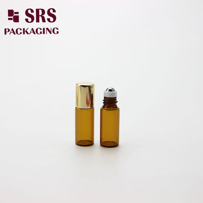 주문 SRS 도매 빈 3ml 미니 앰버 향수 유리 롤 병 온라인 제조
