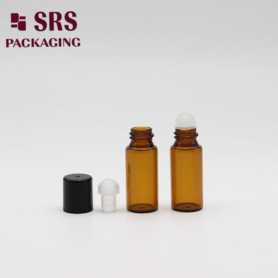 주문 SRS 도매 빈 미니 앰버 컬러 3ml 유리 향수병 온라인 제조