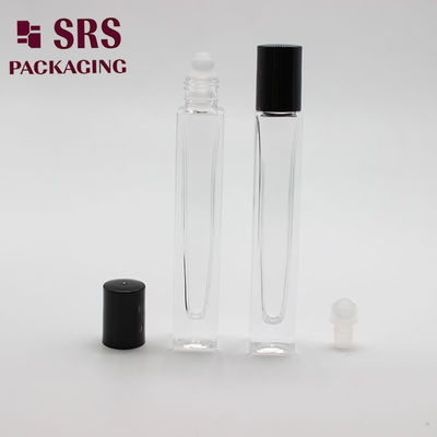 주문 SRS 화장품 사각형 모양 두꺼운 벽 10ml 유리 에센셜 오일 병 온라인 제조