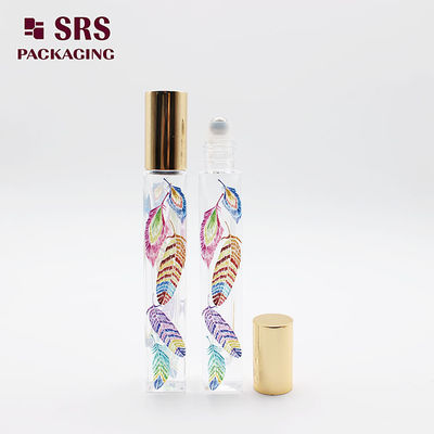 주문 화장품 맑은 색상 유리 롤 온 병 10ml 향수 오일 온라인 제조