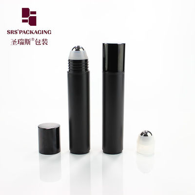 주문 빈 화장품 35ml 무광 검정색 플라스틱 데오드란트 롤러 보틀 온라인 제조